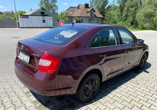 Skoda RAPID cena 26900 przebieg: 184450, rok produkcji 2013 z Szczecinek małe 596